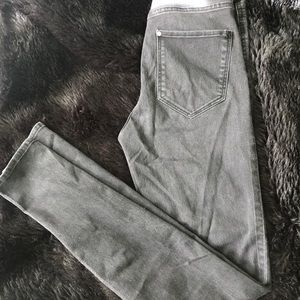 High-Waisted Denim Jeggings